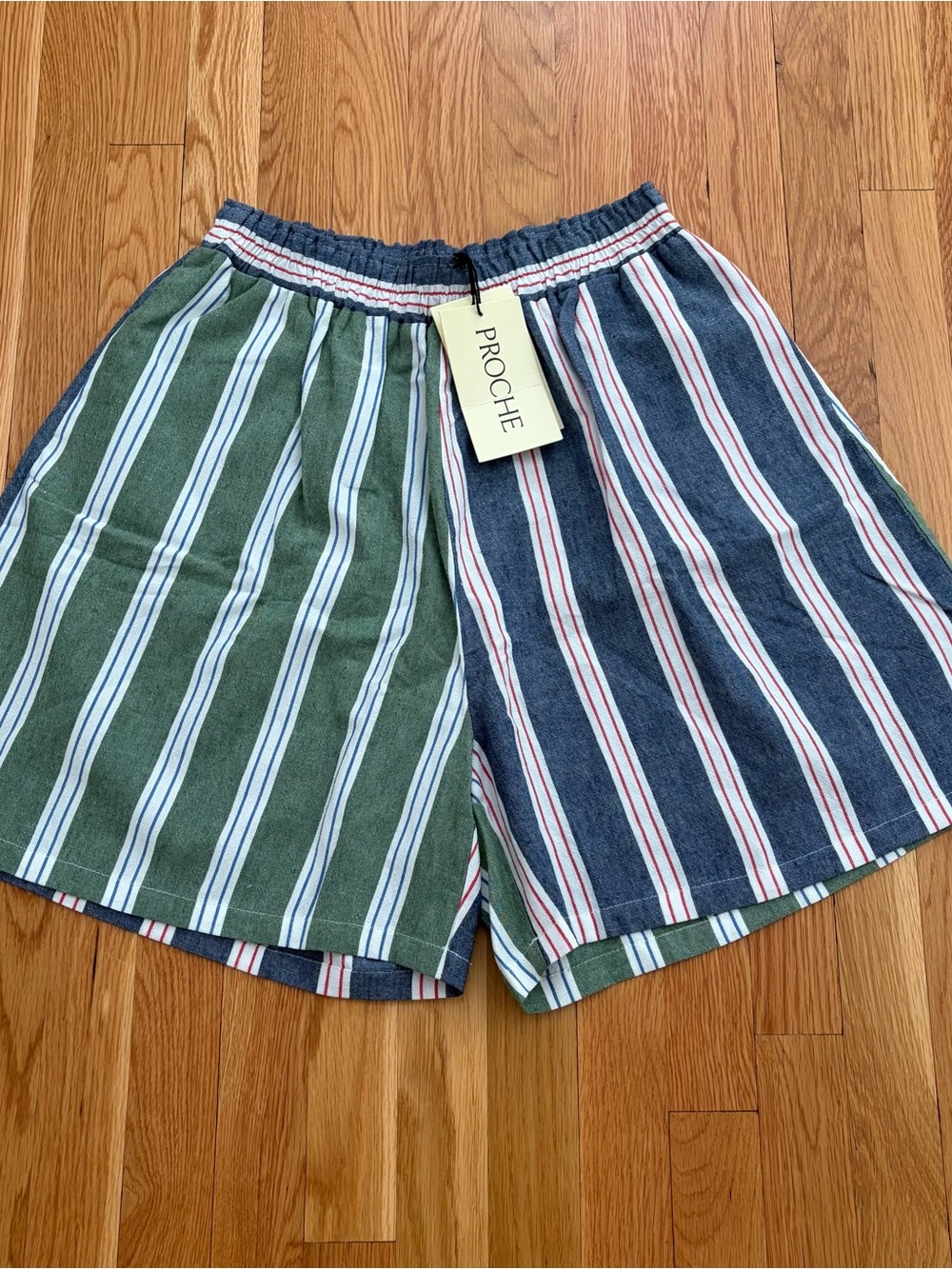 Proche Striped Cabana Shorts